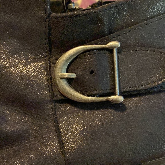 ….Me Too black slouchy zip booties size 8 like new - Picture 9 of 9